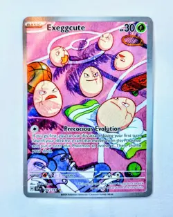Exeggcute 192/191 Sv08: Surging Sparks Illustration Rare Pokemon TCG IR Holo NM - Image 1