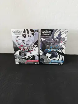 Sealed Pokemon TCG Scarlet & Violet Black Bolt And White Flare Booster Bundles - Image 1