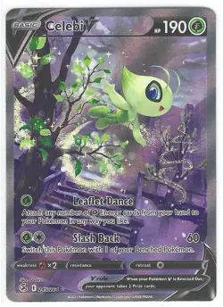 Celebi V 245/264 Pokemon SWSH08: Fusion Strike Ultra Rare Holo Alt. Full Art - Image 1
