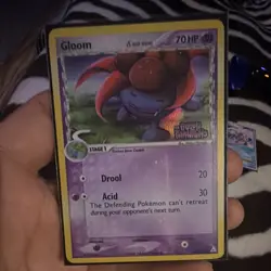Pokemon TCG Gloom (Delta Species) 42/110 Holon Phantoms Rev Holo Stamped - Image 1