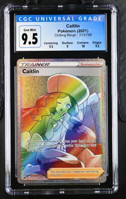 Pokemon Chilling Reign CAITLYN 213/198 CGC 9.5 BIN (5031) - Image 1