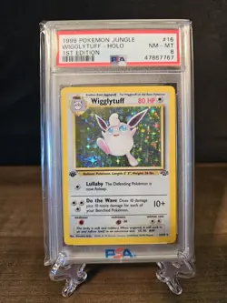 PSA 8 - 1999 Pokemon Jungle 1st Edition Wigglytuff Holo #16/64 Near Mint - Mint - Image 1