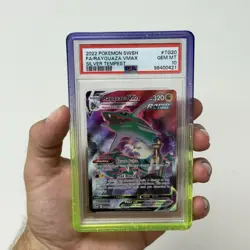 2022 Pokemon SWSH Rayquaza Vmax #TG20 Silver Tempest Full Art PSA 10 - Image 3