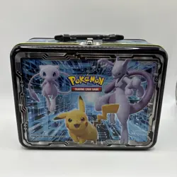 Pokemon TCG Collector Chest Tin Fall 2019 Charizard Mewtwo Lunchbox EMPTY - Image 1