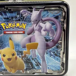 Pokemon TCG Collector Chest Tin Fall 2019 Charizard Mewtwo Lunchbox EMPTY - Image 3