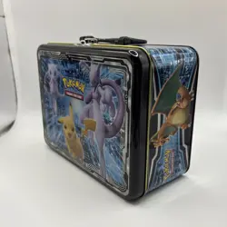 Pokemon TCG Collector Chest Tin Fall 2019 Charizard Mewtwo Lunchbox EMPTY - Image 4
