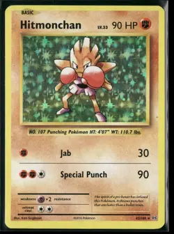 Hitmonchan 62/108 Holo Rare Evolutions Pokemon Holo Near Mint - Image 1