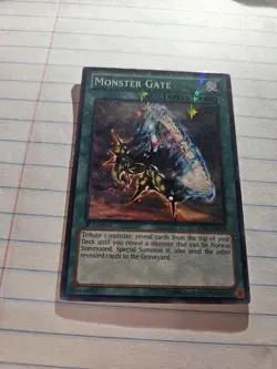 Yu-Gi-Oh! Monster Gate Spell BP01-EN079 Starfoil Rare 1st Edition Epic Dawn - Image 1