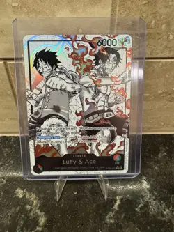 Luffy & Ace (Parallel) - Starter Deck EX (ST-30) One Piece Alt Art ENGLISH - Image 1
