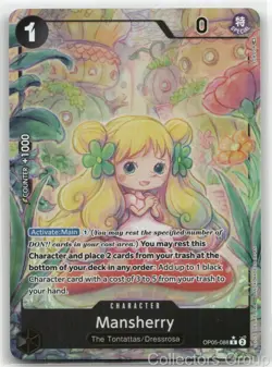 MANSHERRY (ALTERNATE ART) OP05-088 RARE AWAKENING OF THE NEW ERA ONE PIECE NM/M - Image 1