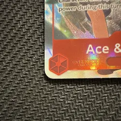 Bandai Ace & Sabo & Luffy OP13-007 SR Alternate Art Holo Carrying Will EN - Image 3