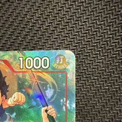 Bandai Ace & Sabo & Luffy OP13-007 SR Alternate Art Holo Carrying Will EN - Image 5