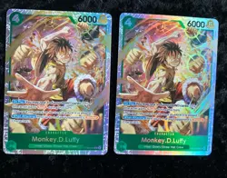 Monkey.D.Luffy ST30-012 SR ST30: Starter Deck EX Luffy & Ace NM X2! Alt. Art - Image 2