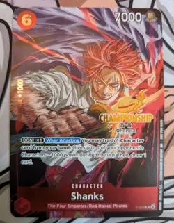 One Piece TCG - Shanks - Championship 25-26 promo - P-083 - English - NM - Image 1