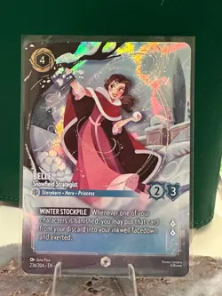 DISNEY LORCANA WINTERSPELL Belle Snowfield Strategist Enchanted 236/204 EN 11 - Image 1