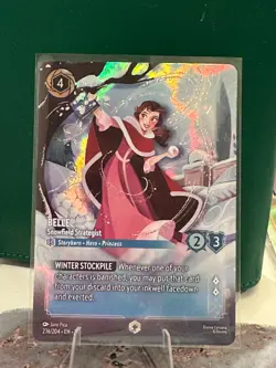 DISNEY LORCANA WINTERSPELL Belle Snowfield Strategist Enchanted 236/204 EN 11 - Image 2