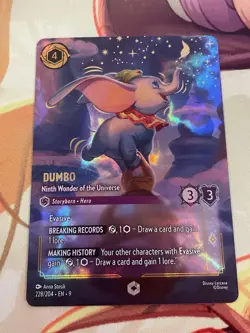 Ravensburger Disney Lorcana Dumbo - Ninth Wonder 228/204 Enchanted Foil - Image 1