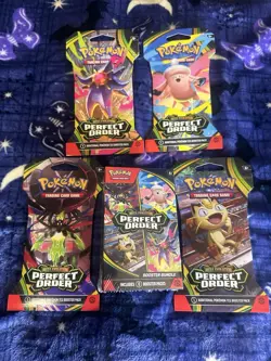 HUGE Pokemon TCG Card Lot! Chaos Rising, Perfect Order, Mega Evolutions! *NEW* - Image 3