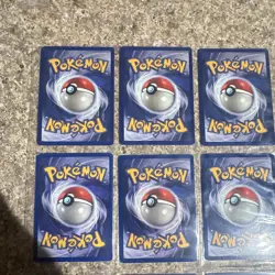 Pokemon Nintendo TCG 8-Card Vintage Lot Base Set/Fossil Tentacool Omanyte - Image 4