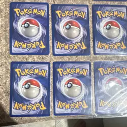 Pokemon Nintendo TCG 8-Card Vintage Lot Base Set/Fossil Tentacool Omanyte - Image 5