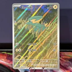 Electrike 196/182 Full Art Illustration Rare Destined Rivals Pokemon Card NM/M - Image 1