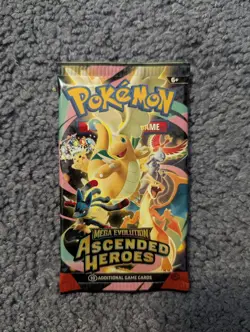 (HEAVY)🔥 22.67g Pokemon TCG Cards Ascended Heroes Booster Pack Factory Sealed ✅ - Image 2