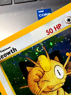 WOTC Pokemon TCG Promo - Holo Rare - Meowth #10 - w/ SWIRL - NM/MT Card - Image 3