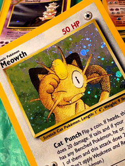 WOTC Pokemon TCG Promo - Holo Rare - Meowth #10 - w/ SWIRL - NM/MT Card - Image 5