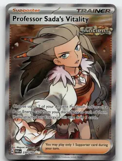 PROFESSOR SADA'S VITALITY 239/182 ULTRA RARE PARADOX RIFT POKEMON NEAR MINT - Image 2