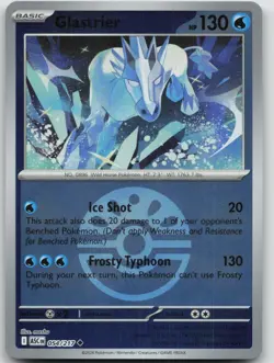 Glastrier (Friend Ball) 054/217 Holo Uncommon Ascended Heroes Pokemon Near Mint - Image 1
