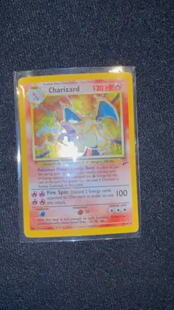 Pokemon Charizard Base Set 2 Holo Rare Card 4/102 HP/DMG WOTC Cosmos OG - Image 1