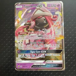 Pokemon Tapu Lele GX 60a/145 Guardians Rising Sun & Moon ALTERNATE ART PROMO NM - Image 1