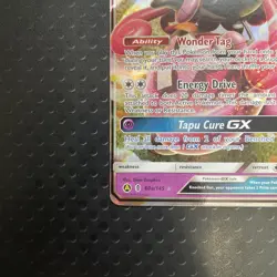 Pokemon Tapu Lele GX 60a/145 Guardians Rising Sun & Moon ALTERNATE ART PROMO NM - Image 4