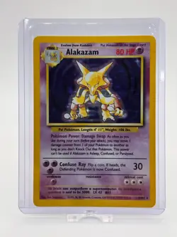 Pokemon Alakazam Holo Rare 1/102 Base Set Unlimited MP - Image 1