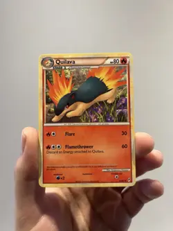 Pokemon Call Of Legends Quilava And Typhlosion Non-Holos #49 And #35 - Image 2