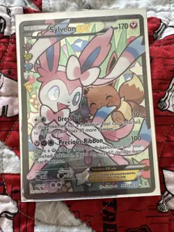 Pokemon TCG Sylveon EX Full Art RC32-32 Generations Radiant Collection Rare - Image 1