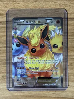 Pokemon Flareon EX RC28/RC32 Full Art Holo Ultra Rare 170 HP English - Image 1