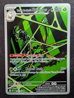 Team Rocket's Spidops - 187/182 - Illustration Rare - Destined Rivals (Pokemon) - Image 1