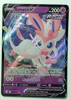 Pokemon TCG Sylveon V Evolving Skies 074/203 NM - Image 1