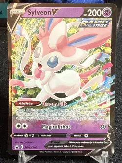 Pokemon TCG Sylveon V SWSH Black Star Promos SWSH202 Holo Promo Near Mint - Image 1