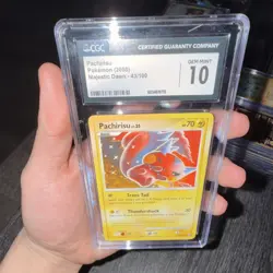 Pokemon Pachirisu Majestic Dawn 43/100 Holo CGC 10 Gem Mint 2008 - Image 1