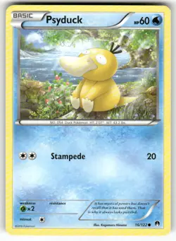 Psyduck 16/122 Common BREAKpoint Pokemon Near Mint - Image 1