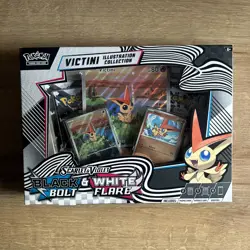Pokemon Scarlet & Violet Victini Illustration Collection Black Bolt White Flare - Image 1