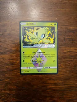 Celebi 19/214- Prism Star Lost Thunder Pokemon Ultra Rare Holo Mint Condition - Image 1