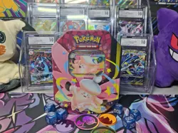 🔥 Pokemon: Mega Evolution – Moonlit Mega Clefable ex Tin – Factory Sealed 🔥 - Image 1