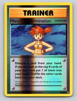 Misty's Determination 80/108 Uncommon XY Evolutions Pokemon Reverse Holo NM - Image 1