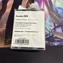 Pokemon World Championships 2024 Honolulu Hawaii Snorlax Machamp Single Deck Box - Image 3