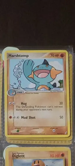 Pokemon Marshtomp 38/100 Crystal Guardians Lp - Image 1