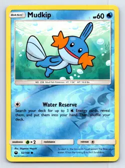 Mudkip 32/168 Common Celestial Storm Pokemon Reverse Holo Lightly Played - Image 1