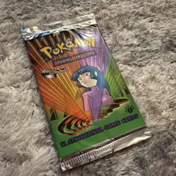 Pokemon Gym Challenge First Edition Booster Pack Sealed 20.68g - Image 4